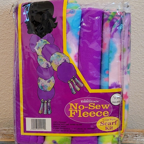 joann Other - No sew Fleece Scarf Kit